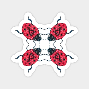 Lady Bug Mandala Sticker